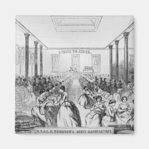 Aimant Publicité pour la fabrication de la jupe de