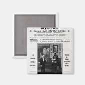 Aimant Publicité pour les mystères de Maskelyne & Devant (Recto/Verso)