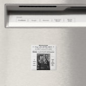 Aimant Publicité pour les mystères de Maskelyne & Devant (In Situ (Lave-vaisselle))