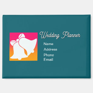Aimant Publicité Promouvoir le Wedding planner