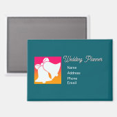 Aimant Publicité Promouvoir le Wedding planner (Recto/Verso)
