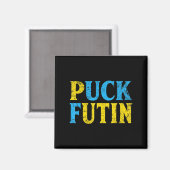 Aimant Puck Foutine Avec L'Ukraine Puck Foutine Stand Ukr (Recto/Verso)