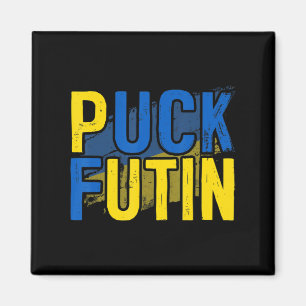 Aimant Puck Foutine Mème Je Suis Aux Côtés De L'Ukraine A