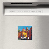 Aimant Puebla Mexico Travel (In Situ (Lave-vaisselle))