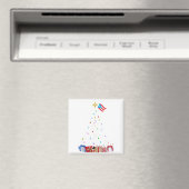 Aimant Puerto Rican Christmas Tree Lights Food Traditions (In Situ (Lave-vaisselle))