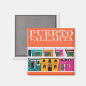Aimant Puerto Vallarta Mexique (Recto/Verso)