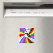 Aimant Puffin Avec Fierté ! - LGBTQ+ (In Situ (Lave-vaisselle))