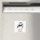 Aimant Puffin Vector Graphisme Art Portrait Animal Spirit (In Situ (Lave-vaisselle))