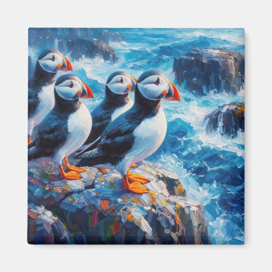Aimant Puffins (Devant)