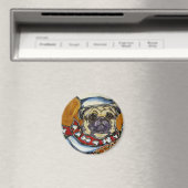 Aimant Pug Chef (In Situ (Lave-vaisselle))