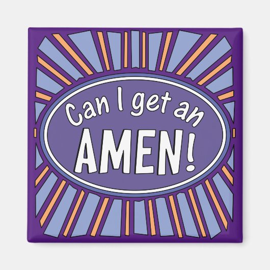 Aimant Puis-je avoir un AMEN ! (Devant)