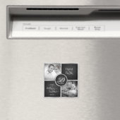 Aimant Puis & maintenant Black & Silver 50e anniversaire  (In Situ (Lave-vaisselle))