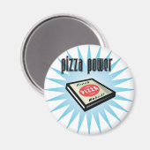 Aimant puissance de la pizza (Recto/Verso)