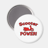 Aimant PUISSANCE DE Scooter ! (Recto/Verso)