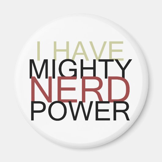 AIMANT PUISSANCE NERD PUISSANTE (Devant)