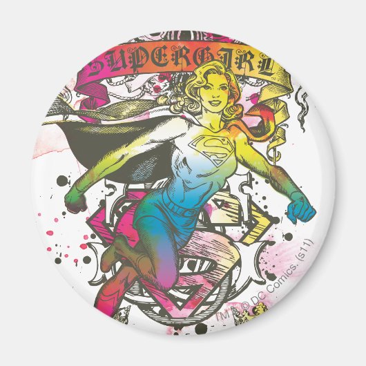 Aimant Puissance superfille (Devant)