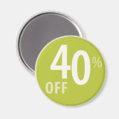 Aimant Puissant panneau de vente 40% de réduction - Magne (Recto/Verso)
