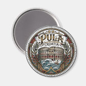 Aimant Pula Croatie (Recto/Verso)