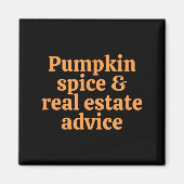 Aimant Pumpkin Sce And Real Estate Advice  (Devant)