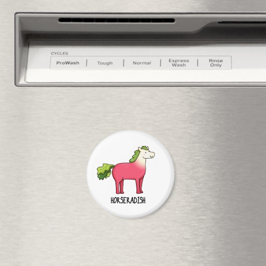 Aimant Pun de cheval drôle (In Situ (Lave-vaisselle))