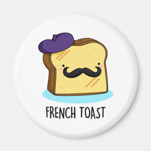 Aimant Pun de pain de pain Funky Toast Français