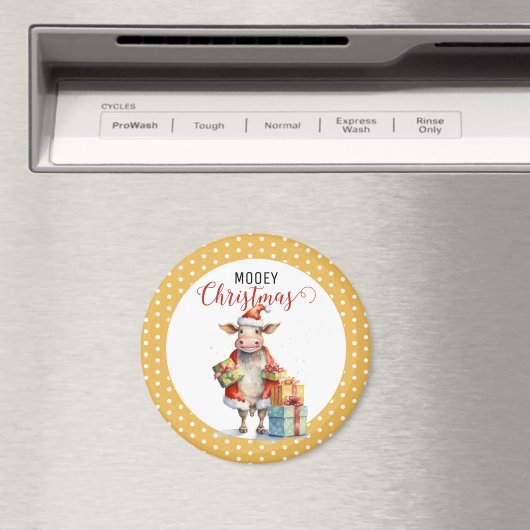 Aimant Pun de vache de Noël (In Situ (Lave-vaisselle))