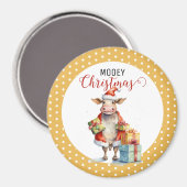 Aimant Pun de vache de Noël (Recto/Verso)