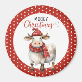 Aimant Pun de vache de Noël (Devant)