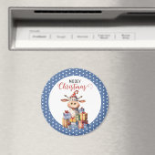 Aimant Pun de vache de Noël (In Situ (Lave-vaisselle))