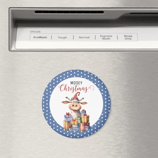 Aimant Pun de vache de Noël (In Situ (Lave-vaisselle))