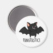 Aimant Pun Halloween drôle Fangtastique (Recto/Verso)
