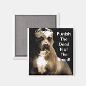 Aimant Punir l'acte, pas la race (Recto/Verso)