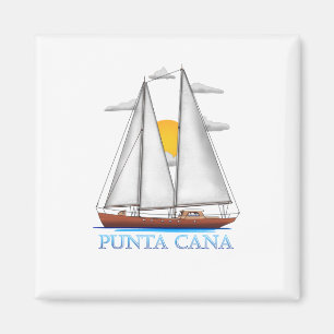 Aimant Punta Cana Côtière Nautique Voile