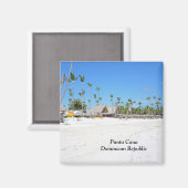 Aimant Punta Cana en République Dominicaine (Recto/Verso)
