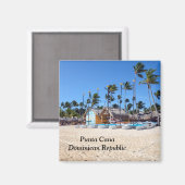 Aimant Punta Cana en République Dominicaine (Recto/Verso)