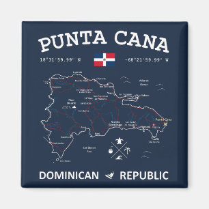 Aimant Punta Cana Map