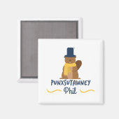 Aimant Punxsutawney Phil // Jour de la pub (Recto/Verso)