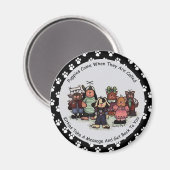 Aimant Puppies et bonbons (Recto/Verso)