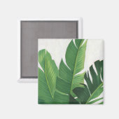 Aimant Pura Vida - Feuilles tropicaux (Recto/Verso)