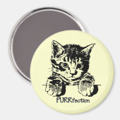Aimant Purfection de l'aimant de chat (Recto/Verso)