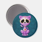 Aimant Purple et bleu Zombie sucre Kitten (Recto/Verso)