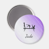 Aimant Purple ombre (Recto/Verso)