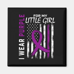 Aimant Purple Petite Fille Fille Epilepsie Conscience Ame