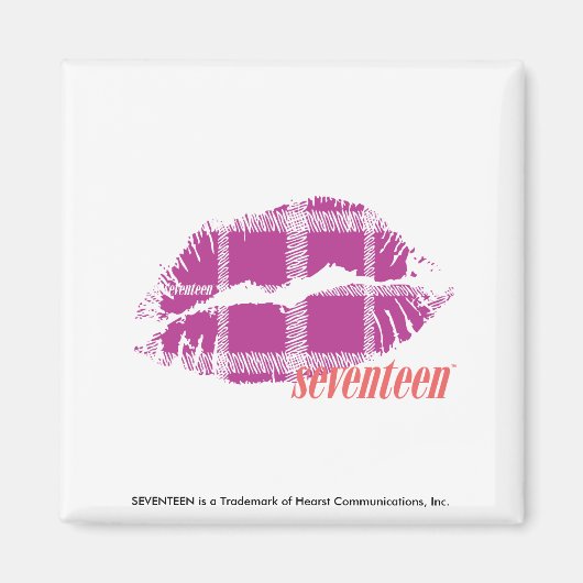 Aimant Purple plaid (Devant)