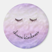 Aimant Purple rose Ombre noir cils doux (Devant)