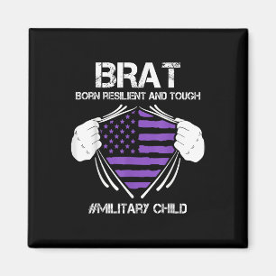 Aimant Purple Up Militaire Enfants Brat Né Résilient