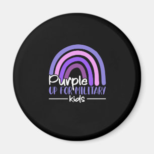 Aimant Purple up pour enfants militaires Arc en ciel Enfa