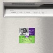 Aimant Purple, Vert Coeurs jointes Enregistrer l'aimant d (In Situ (Lave-vaisselle))