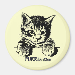 Aimant Purrfection de chat