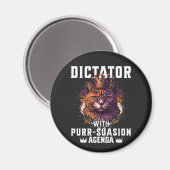 Aimant Pursuasion Agenda Funny Bossy Cat (Recto/Verso)